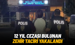 İzmir'de 12 yıl cezası bulunan hükümlü yakalandı