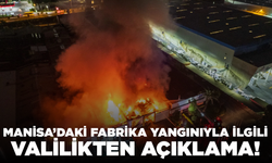 İnci Jant Akü Fabrikası’ndaki Yangınla İlgili Valilikten Açıklama!