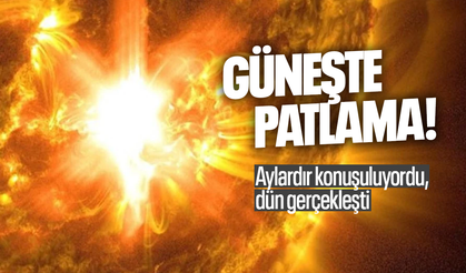 Güneş'te patlama gerçekleşti! NASA fotoğraf yayınladı