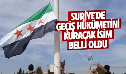 Suriye'de geçiş hükümetini kuracak isim belli oldu