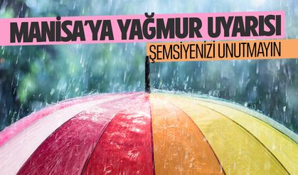 Meteoroloji uyardı... Manisa'da yağış var
