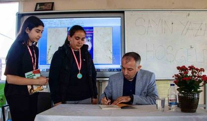 Sarıgöl’de yazar-öğrenci buluşması büyük ilgi gördü