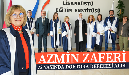Başarılarla dolu hayatını 72 yaşında doktorayla taçlandırdı