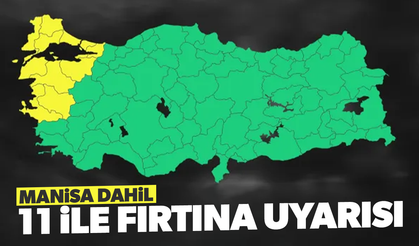 11 kente sarı kodlu fırtına uyarısı: Hızı 70 kilometreyi bulacak