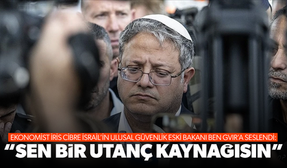 Ekonomist İris Cibre İsrail’in Ulusal Güvenlik eski Bakanı Ben Gvır’a seslendi: Sen bir utanç kaynağısın!
