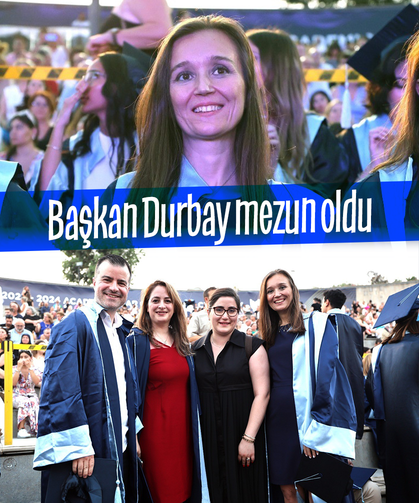 Başkan Durbay hukuk fakültesinden mezun oldu