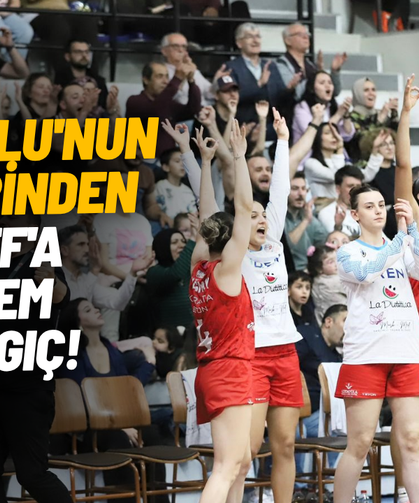 Turgutlu'nun perilerinden Play-Off'a muhteşem başlangıç