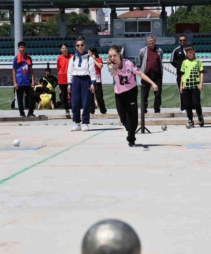 Manisa'da Okul Sporları Bocce Grup müsabakaları başladı