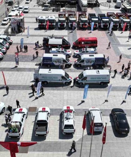 Manisa'ya 376 araçlık dev filo