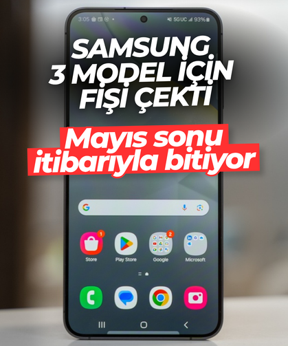 Samsung 3 model için fişi çekti: Mayıs sonu itibarıyla bitiyor