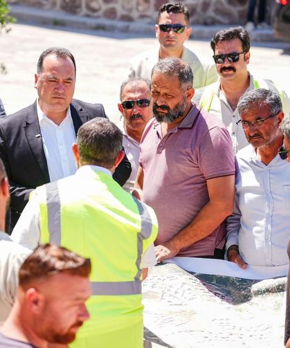 Başkan Dutlulu Akgedik TOKİ 2. Etap'ta altyapı çalışmalarını inceledi