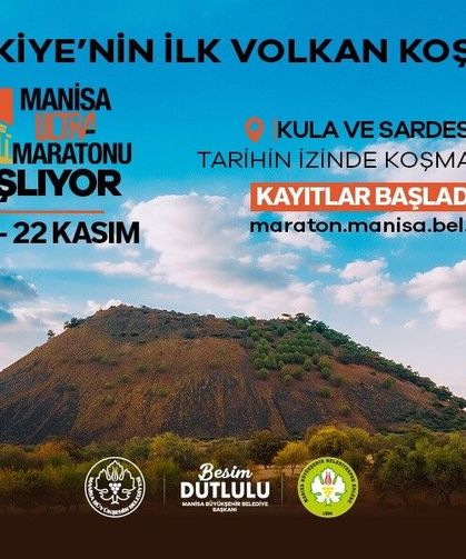 Manisa Ultra Maratonu ile Kula ve Sardes'te tarihin izinde koşulacak