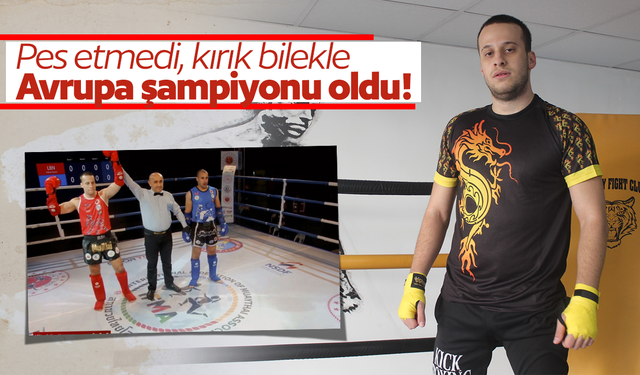 Pes etmedi, kırık bilekle Avrupa şampiyonu oldu