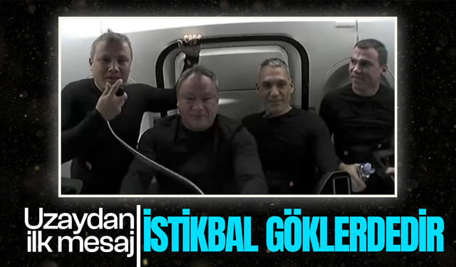 Alper Gezeravcı’nın uzaydaki ilk sözleri “İstikbal göklerdedir” oldu