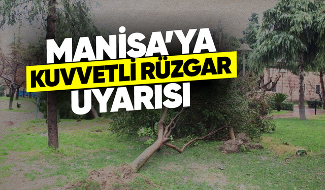 Manisa'ya meteorolojik uyarı: Kuvvetli rüzgar bekleniyor!