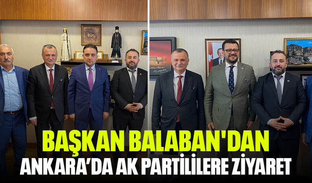 Başkan Balaban'dan AK Partililere ziyaret