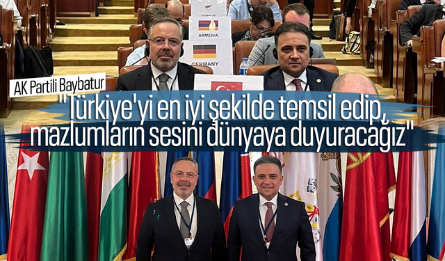 AK Partili Baybatur AGİT toplantısına katıldı