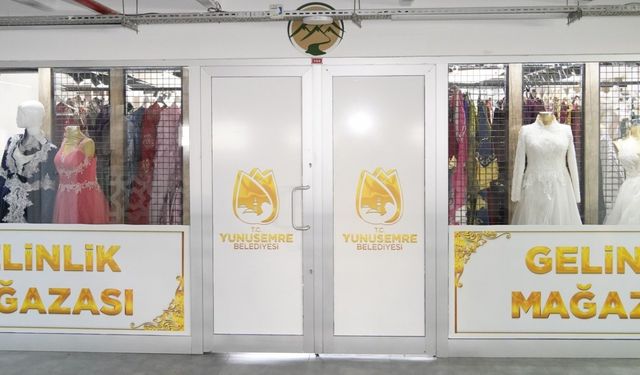 Yunusemre'nin gelinlik mağazası açıldı