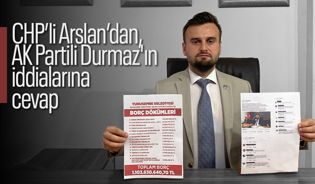 CHP’li Arslan, AK Partili Durmaz'ın iddialarına cevap verdi