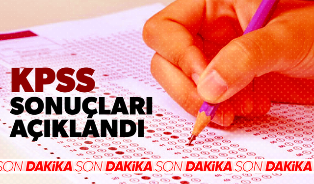 KPSS sonuçları açıklandı