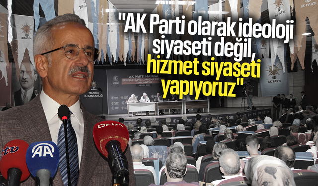 Bakan Uraloğlu: "AK Parti olarak ideoloji siyaseti değil, hizmet siyaseti yapıyoruz"