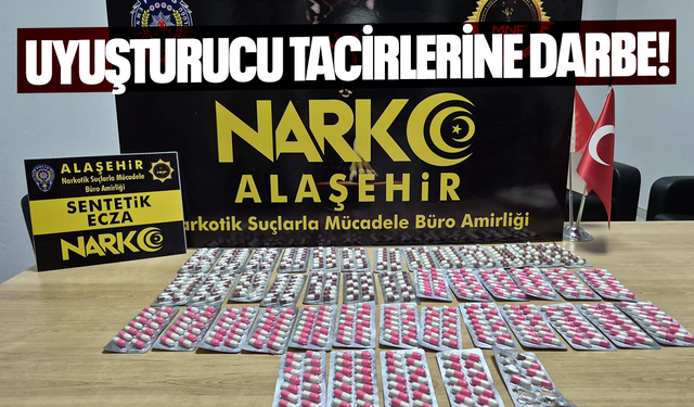 Alaşehir'de uyuşturucu taciri tutuklandı