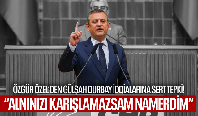 Özgür Özel'den iddialara sert tepki... "Alnınızı karışlamazsam namerdim"