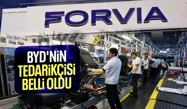 BYD'nin Manisa'daki fabrikası için tedarikçisi belli oldu