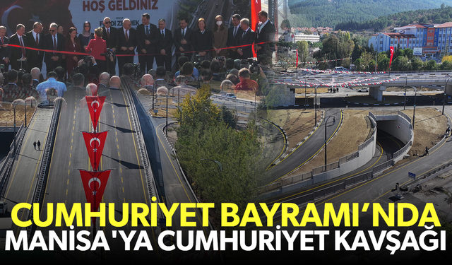 Cumhuriyet Kavşağı'nın açılışı yapıldı