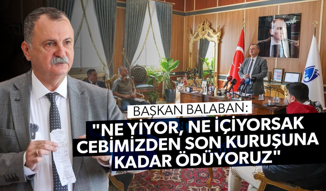 Başkan Balaban aylık basın buluşmasını gerçekleştirdi...