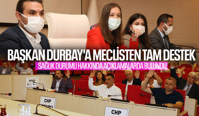 Başkan Durbay'a Şehzadeler Meclisinden tam destek