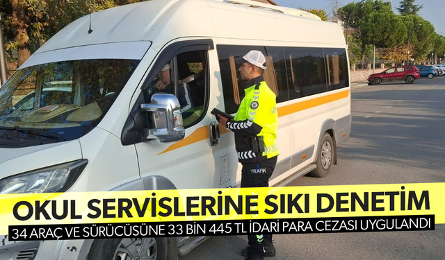 Emniyetten okul servislerine denetim