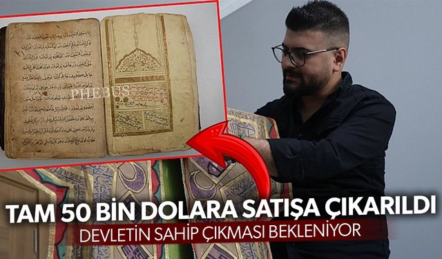 Tam 50 bin dolara satışa çıkarıldı... Devletin sahip çıkması bekleniyor