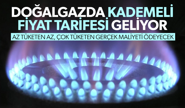 Doğalgazda kademeli fiyat tarifesi geliyor