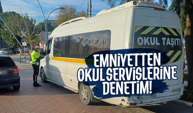 Emniyetten okul servislerine denetim!