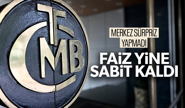 Merkez Bankası faiz kararını açıkladı