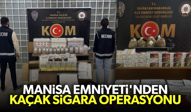 Emniyetten kaçak sigara operasyonu!