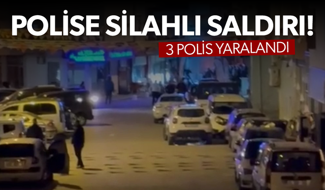 İzmir'de polislere silahlı saldırı... 3 polis yaralandı!