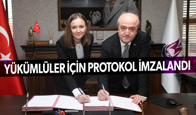 Yükümlüler için protokole imza attılar