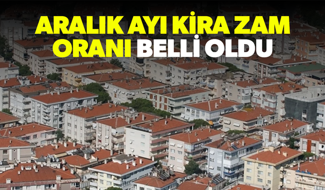 TÜİK verileri açıkladı... Aralık ayı kira zam oranı belli oldu