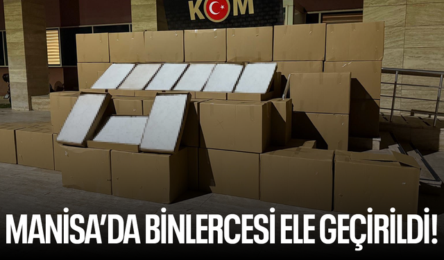 1 milyon 425 bin adet kaçak sigara ele geçirildi!