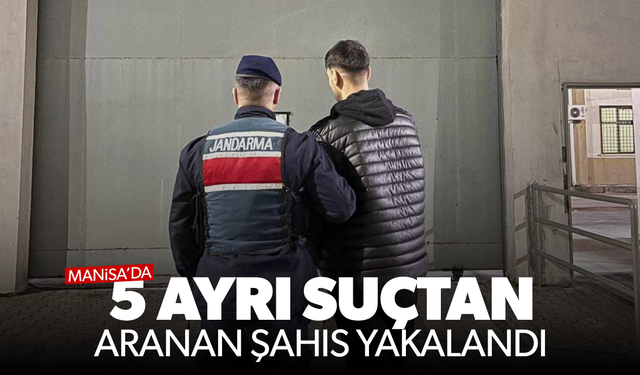 5 ayrı suçtan aranan şahıs yakalandı