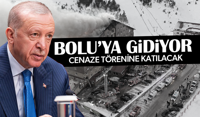 Cumhurbaşkanı Erdoğan Bolu'ya gidiyor... Cenaze törenine katılacak