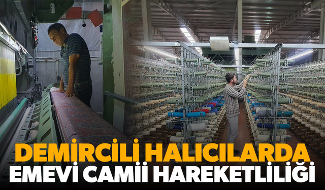 Demircili halıcılar Emevi Camii için harekete geçti