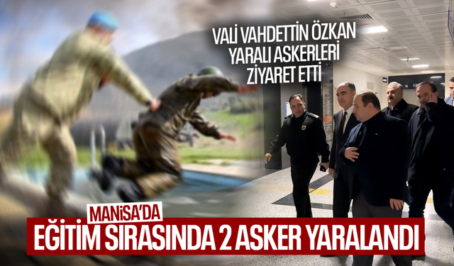 Eğitim sırasında yaralanan 2 asker hastaneye kaldırıldı