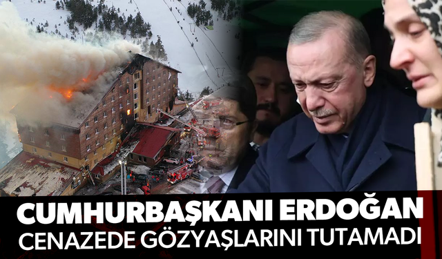 Cumhurbaşkanı Erdoğan, Gültekin ailesinin cenazesinde gözyaşlarını tutamadı