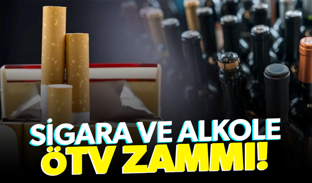 Sigara ve alkole yüzde 7,56 ÖTV zammı