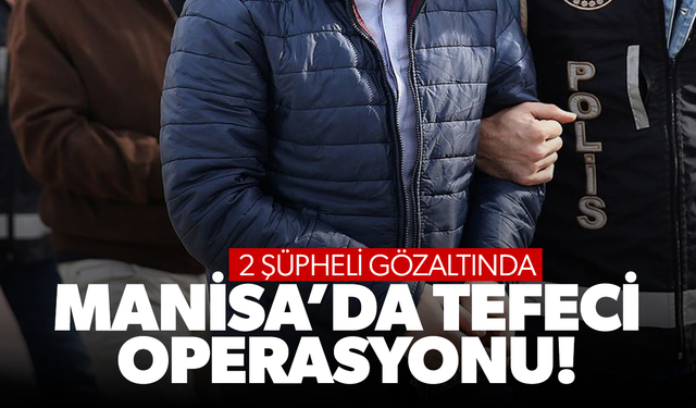 Jandarmadan tefeci operasyonu! 2 gözaltı