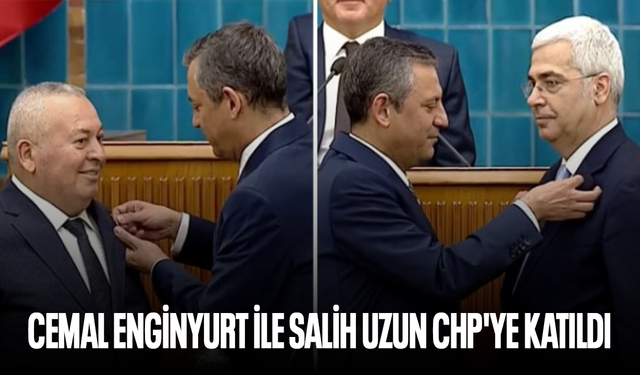 Cemal Enginyurt ile Salih Uzun CHP'ye katıldı