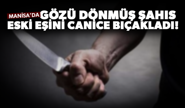 Gözü dönmüş şahıs, eski eşini onlarca kez bıçakladı